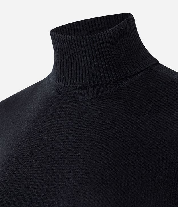 Suéter en Punto con Cuello Alto y Manga Larga 3