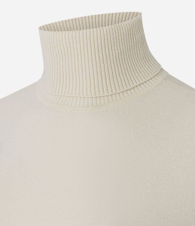 Suéter en Punto con Cuello Alto y Manga Larga 6