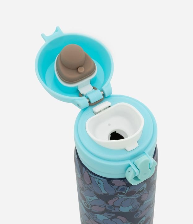 Botella Térmica con Tapa de Botón Estampado de Stitch 450ml 2