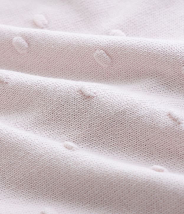Cardigan Infantil en Efecto Punto con Volado Texturizado – Talle RN a 18 Meses 4