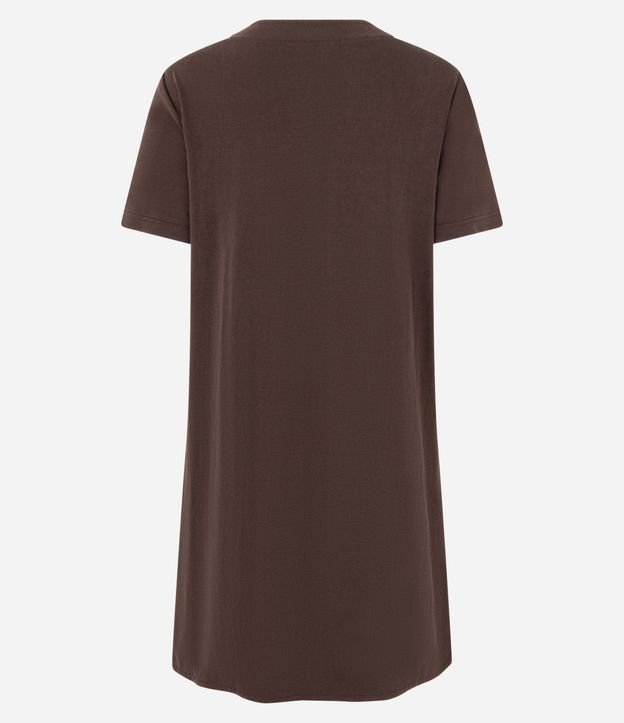 Vestido T-Shirt en Media Malla con Bolsillos 10