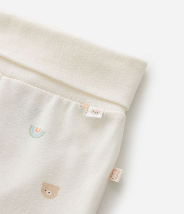 Kit 02 Pantalones Infantil en Suedine con Pies – Talle RN a 12 Meses 4