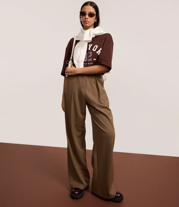 Pantalón Pantalona en Sastrería con Cinturón 6