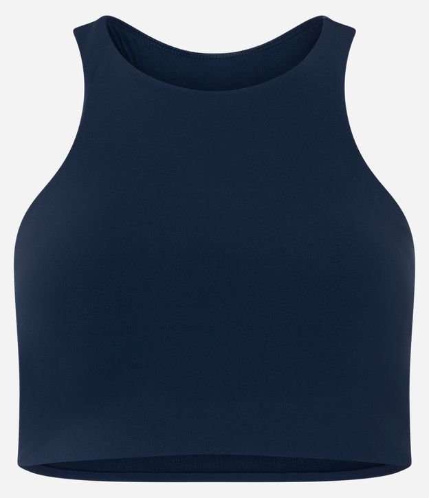 Top Nadador con Escote Halter y Copa Desmontable