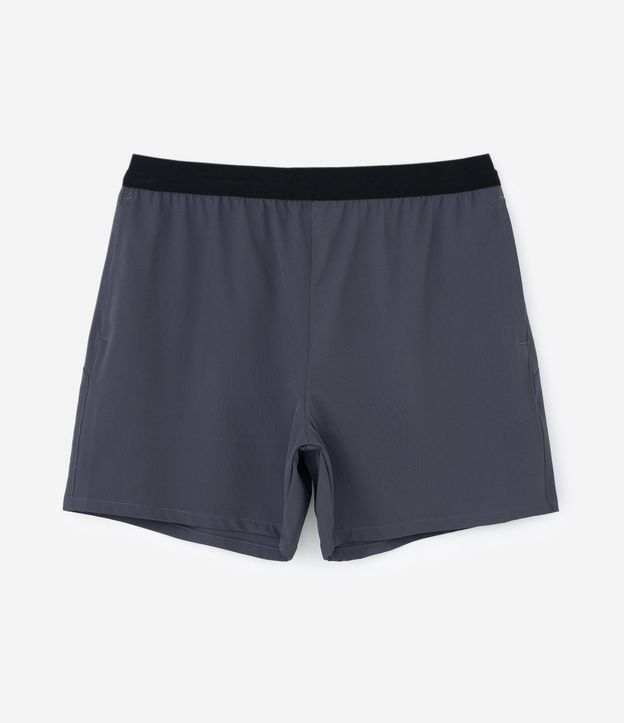 Bermuda Masculina Tecnológica con Cintura Contrastante 6