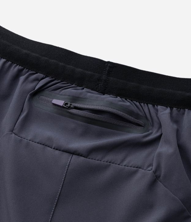 Bermuda Masculina Tecnológica con Cintura Contrastante 13
