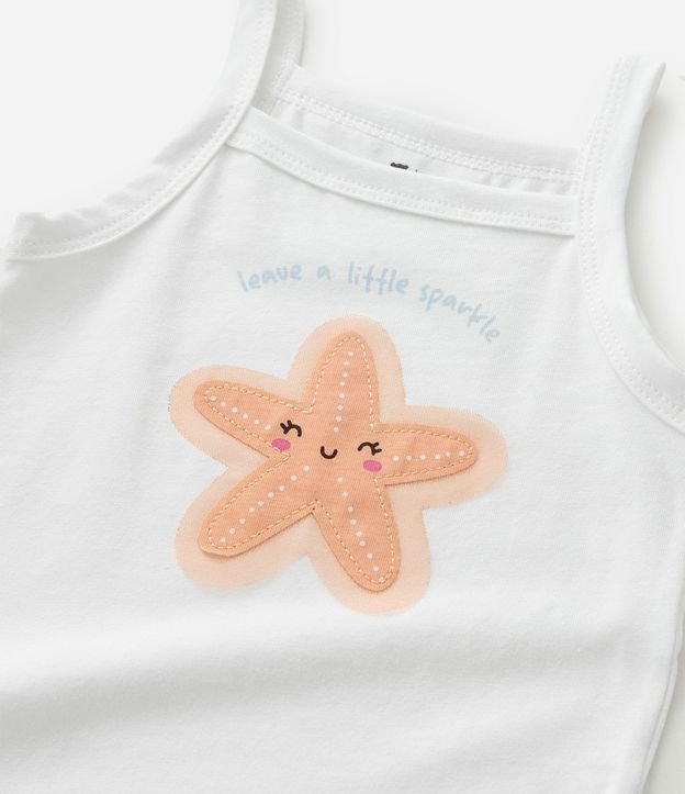 Conjunto Infantil en Cotton con Estampa de Estrella - Talle 0 a 18 Meses 12