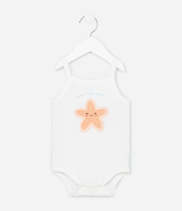 Conjunto Infantil en Cotton con Estampa de Estrella - Talle 0 a 18 Meses 3
