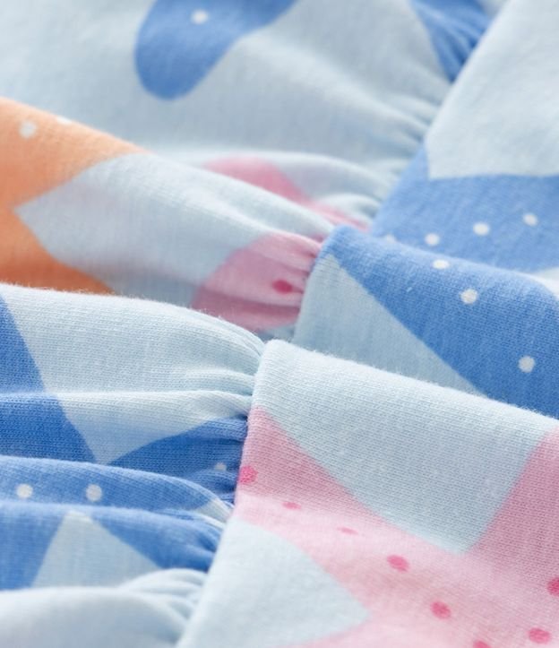 Conjunto Infantil en Cotton con Estampa de Estrella - Talle 0 a 18 Meses 7