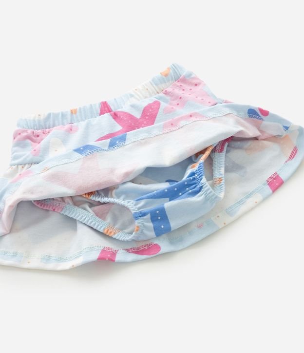 Conjunto Infantil en Cotton con Estampa de Estrella - Talle 0 a 18 Meses 8