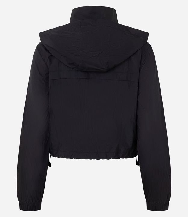 Campera Corta Viento Cropped Deportiva con Saco 7