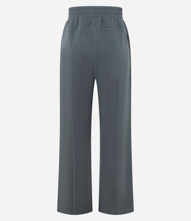 Pantalón Recto Deportivo en Modal con Trenzadora 6