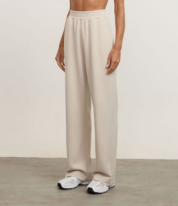 Pantalón Recto Deportivo en Modal con Trenzadora 2