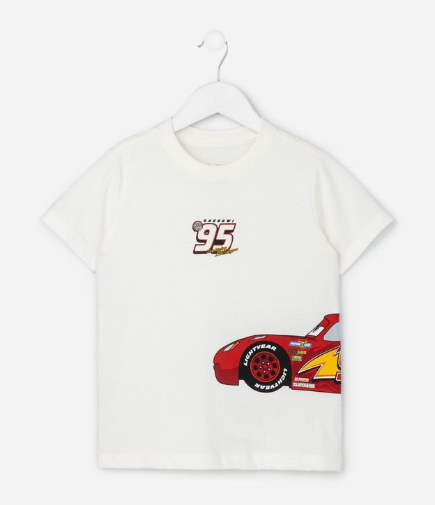 Remera Infantil con Estampa Relampago Mc Queen - Talle 2 a 8 años 2