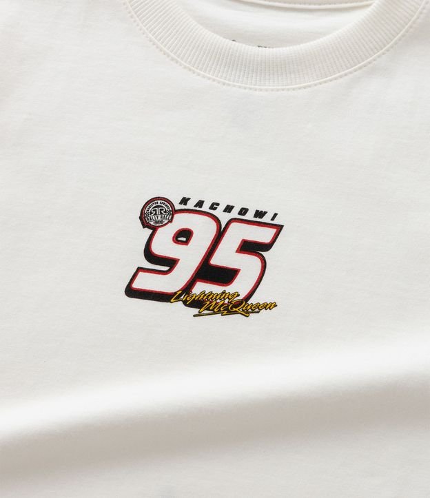 Remera Infantil con Estampa Relampago Mc Queen - Talle 2 a 8 años 6