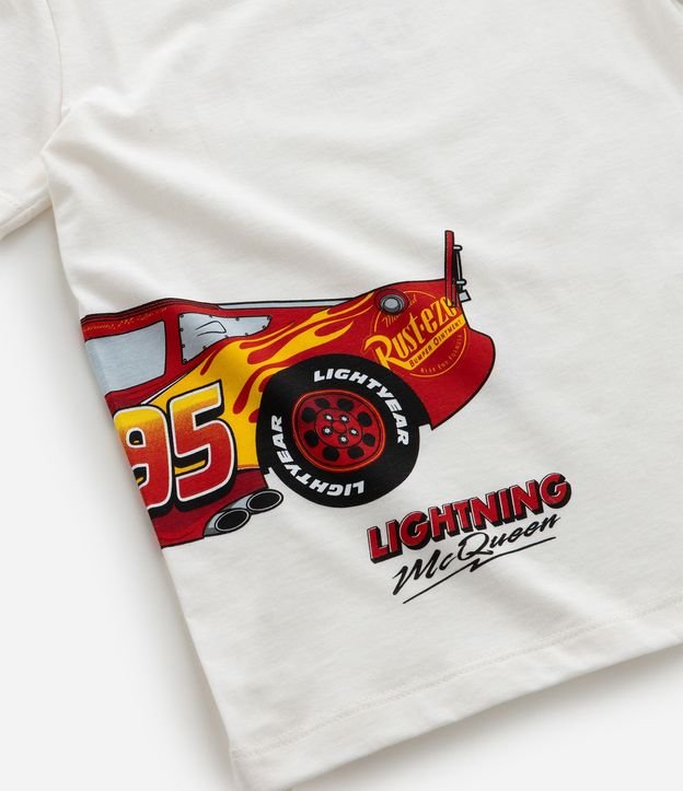 Remera Infantil con Estampa Relampago Mc Queen - Talle 2 a 8 años 8
