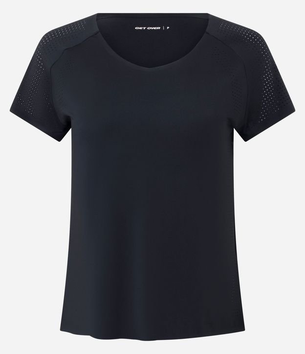 Remera Deportiva en Microfibra con Laterales Perforadas 5