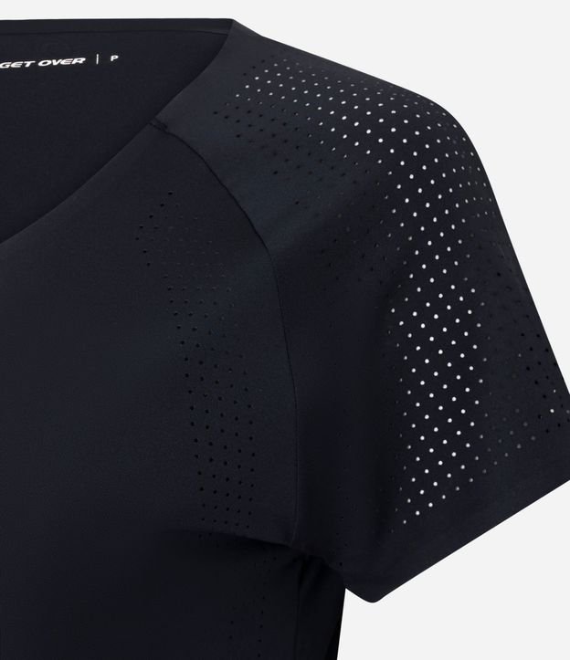 Remera Deportiva en Microfibra con Laterales Perforadas 6