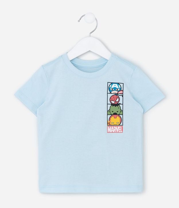 Remera Infantil Estampa Frente y Espalda Avengers Baby - Talle 1 a 6 años 2