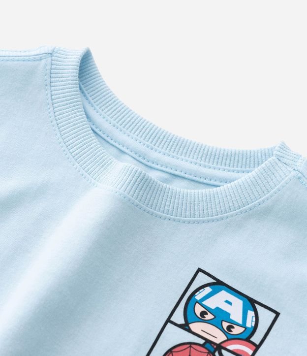 Remera Infantil Estampa Frente y Espalda Avengers Baby - Talle 1 a 6 años 5