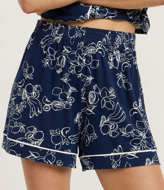 Pijama Short Doll Americano en Viscolycra con Estampado Floral 3