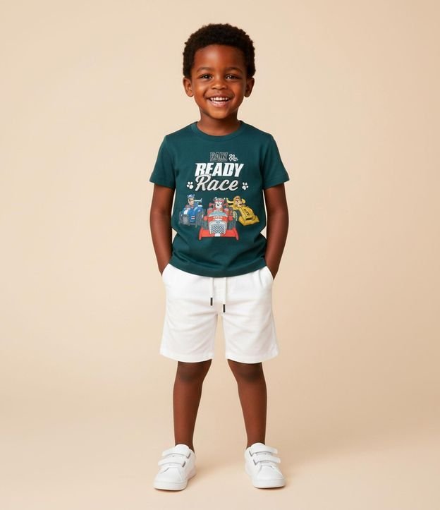 Remera Infantil con Estampa Paw Patrol Ready Race - Talle 2 a 6 años