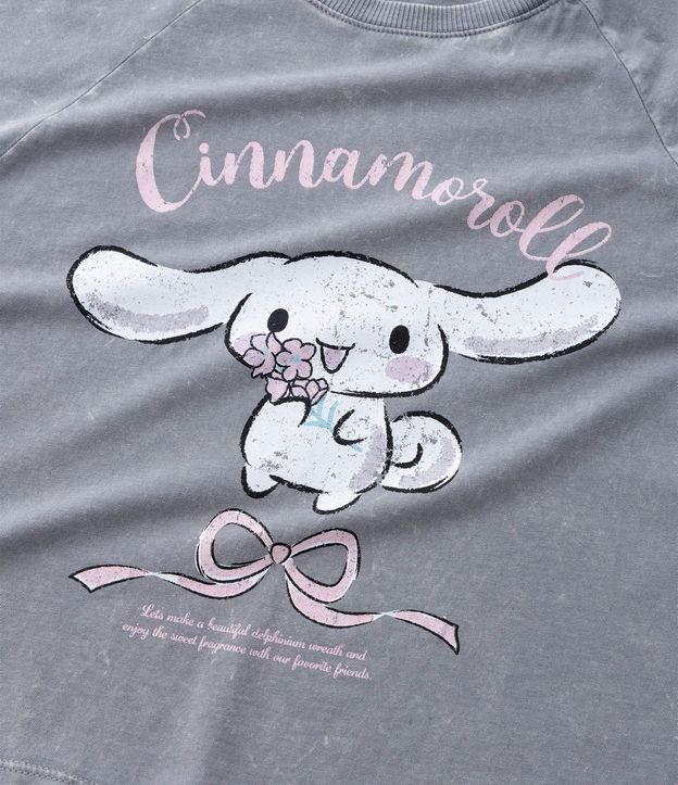 Remera Infantil Oversized Marmorizada Cinnamoroll - Talle 5 a 14 años 6