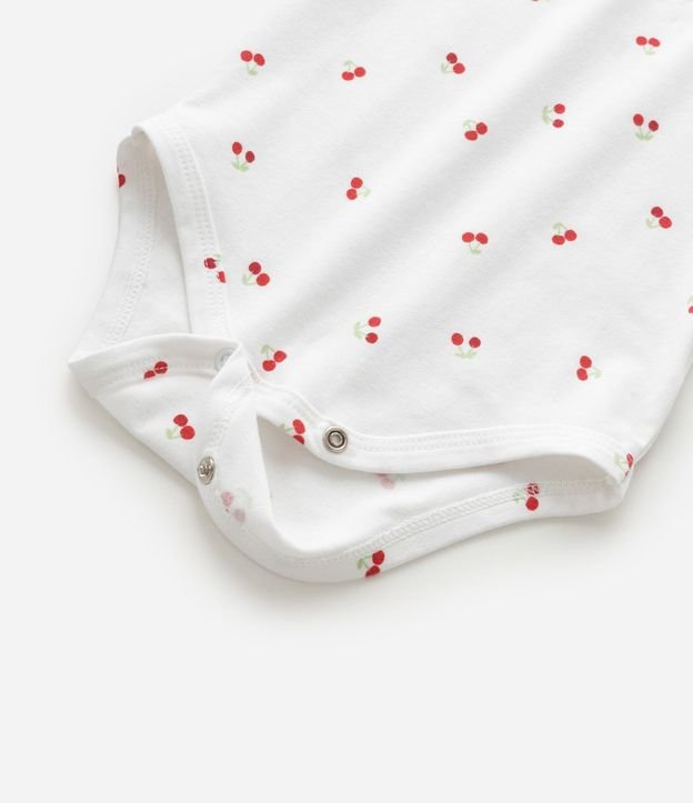 Body Infantil con Estampa de Cereza - Talle RN a 18 Meses 6