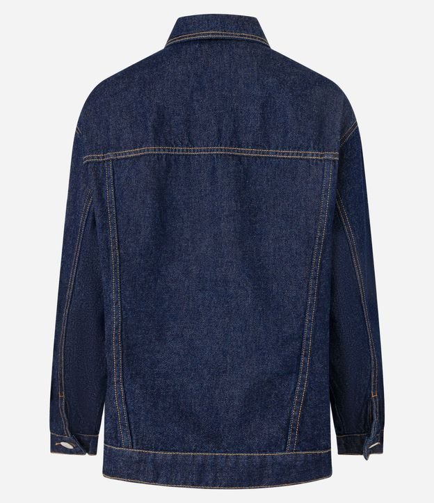 Campera Trucker Amplia en Jeans con Bolsillos 10