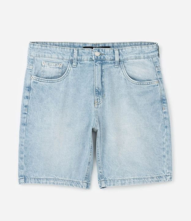Bermuda Slim en Jeans con Bolsillos 5