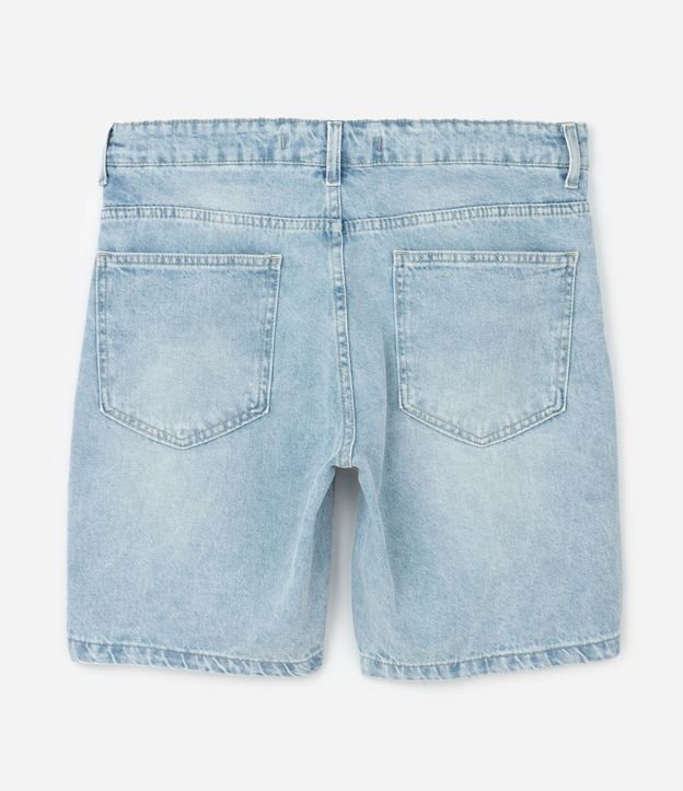 Bermuda Slim en Jeans con Bolsillos 6