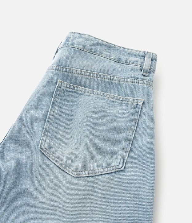 Bermuda Slim en Jeans con Bolsillos 8