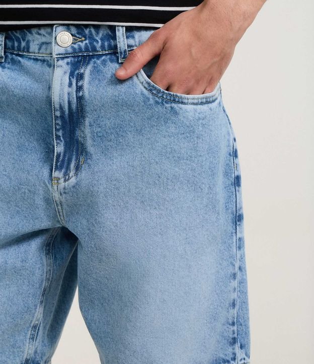 Bermuda Slim en Jeans con Bolsillos 3