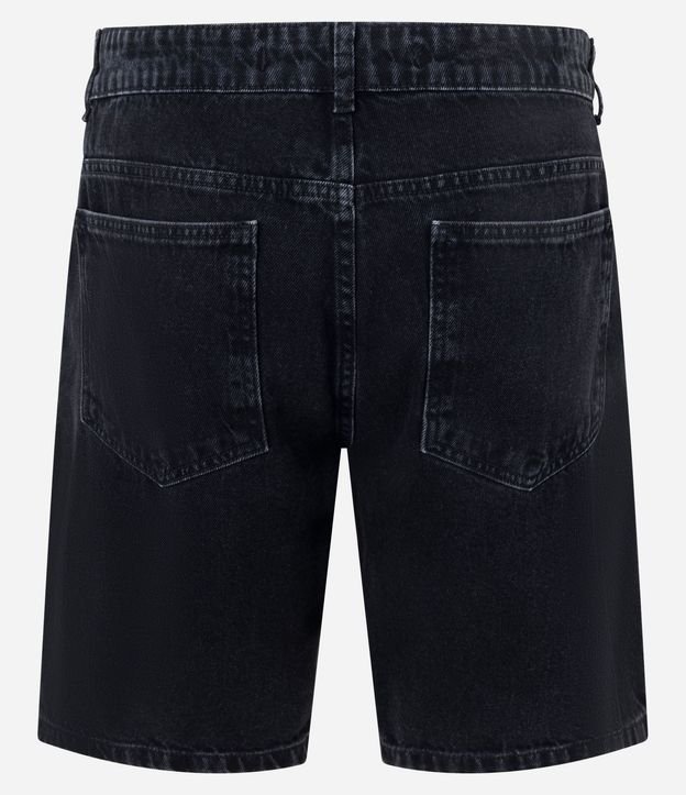 Bermuda Slim en Jeans con Bolsillos 5