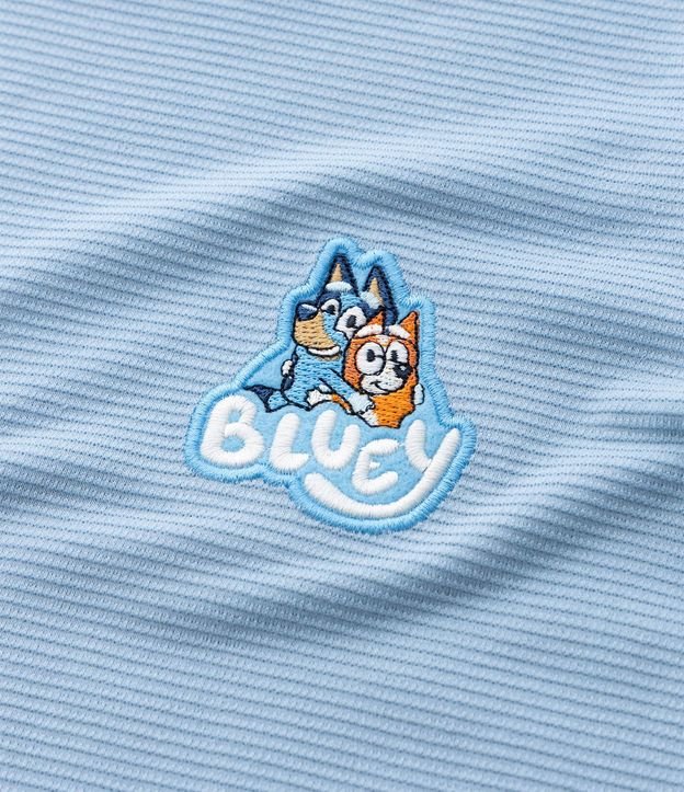 Remera Infantil con Estampa Bluey Acanalada - Talle 2 a 6 años 6