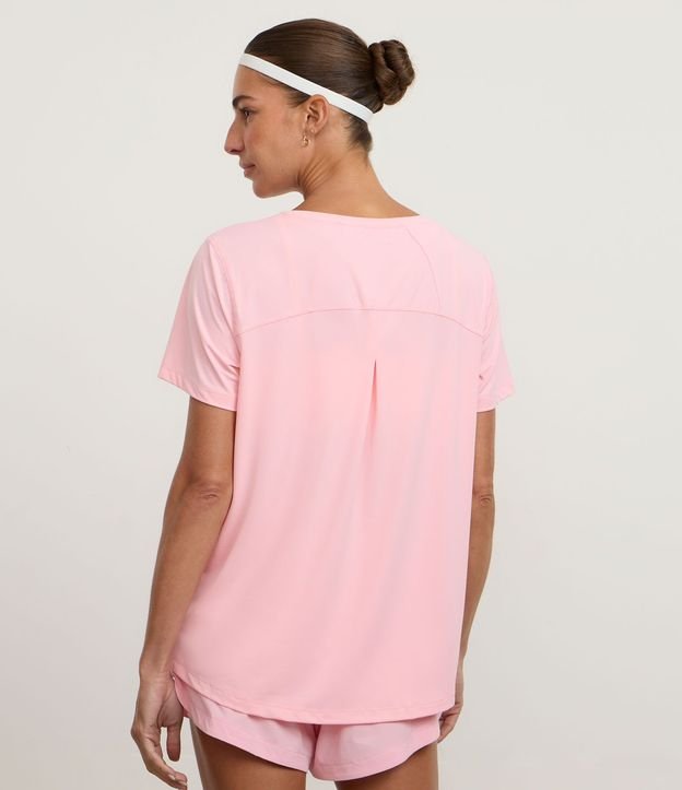 Remera Deportiva Manga Corta en Poliamida 4