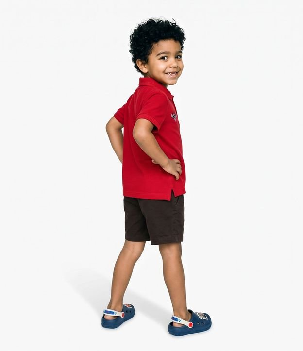 Remera Polo en Piquet con Estampa Carros - Talle 2 A 6 años 10