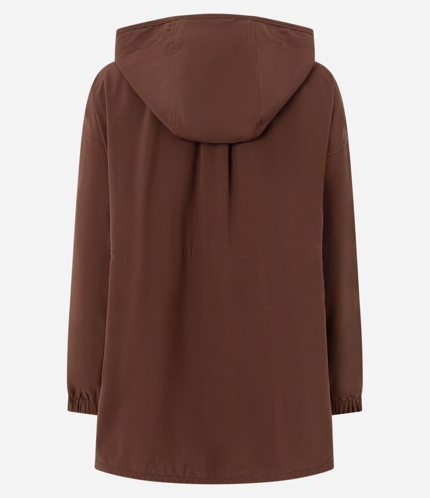 Campera Parka Tecnológica con Capucha y Cintura Ajustable 6