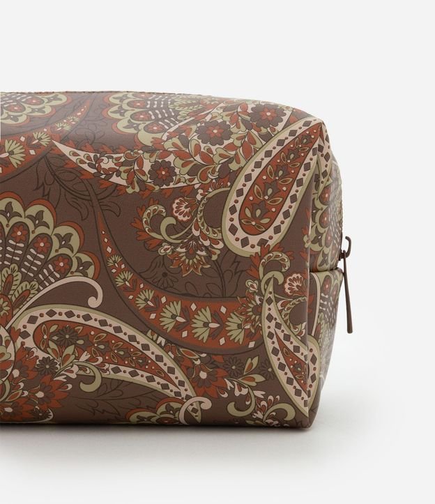 Kit 03 Neceser con Transparencia y Estampa Paisley 3