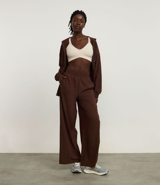 Pantalón Recto Deportivo con Cintura Elástica