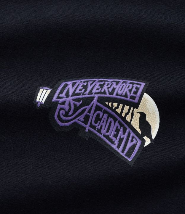 Remera Infantil con Estampa Frente y Espalda Wednesday - Talle 5 a 14 años 4