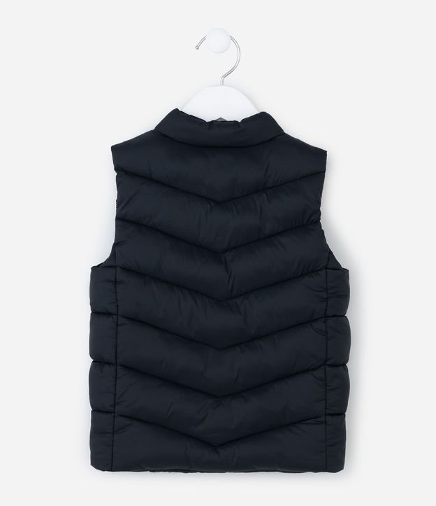 Chaleco Básico Infantil en Microfibra  con Cuello Alto - Talle 1 A 4 años 3