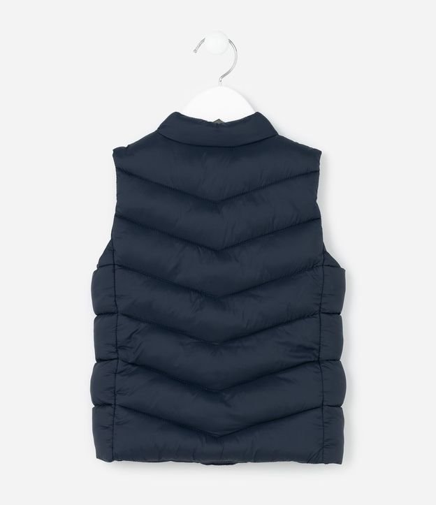 Chaleco Básico Infantil en Microfibra  con Cuello Alto - Talle 1 A 4 años 3