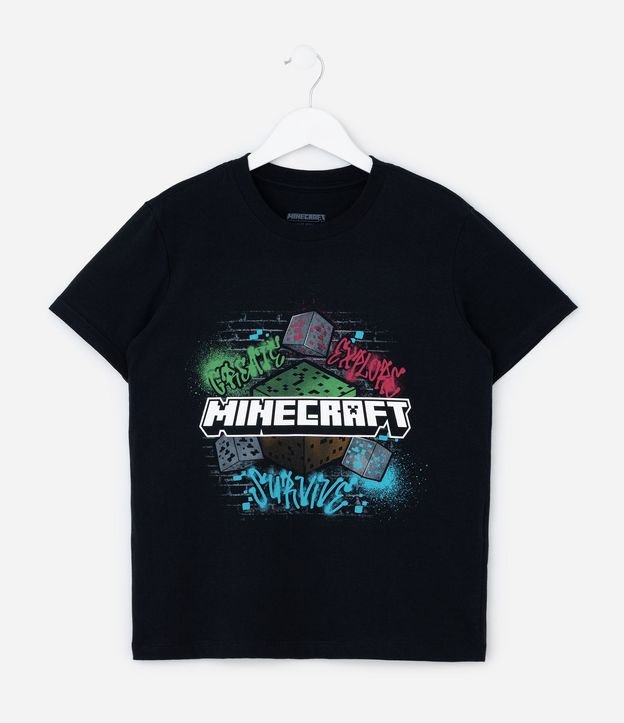 Remera Infantil con Estampa Minecraft - Talle 5 a 14  Anos 3