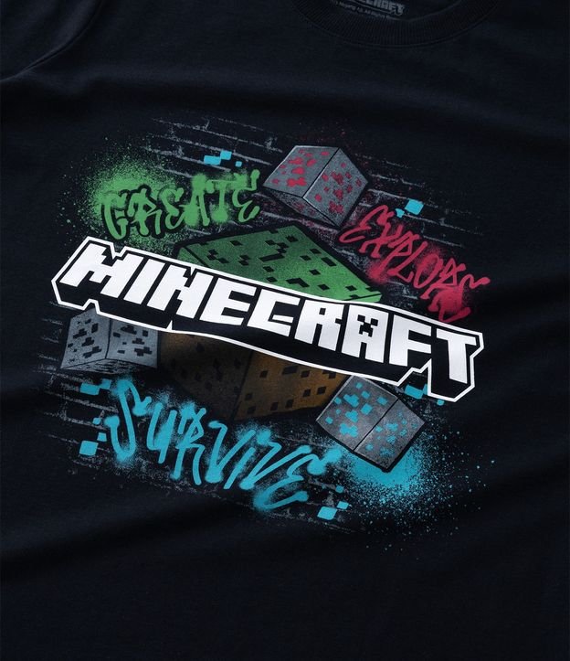 Remera Infantil con Estampa Minecraft - Talle 5 a 14  Anos 7