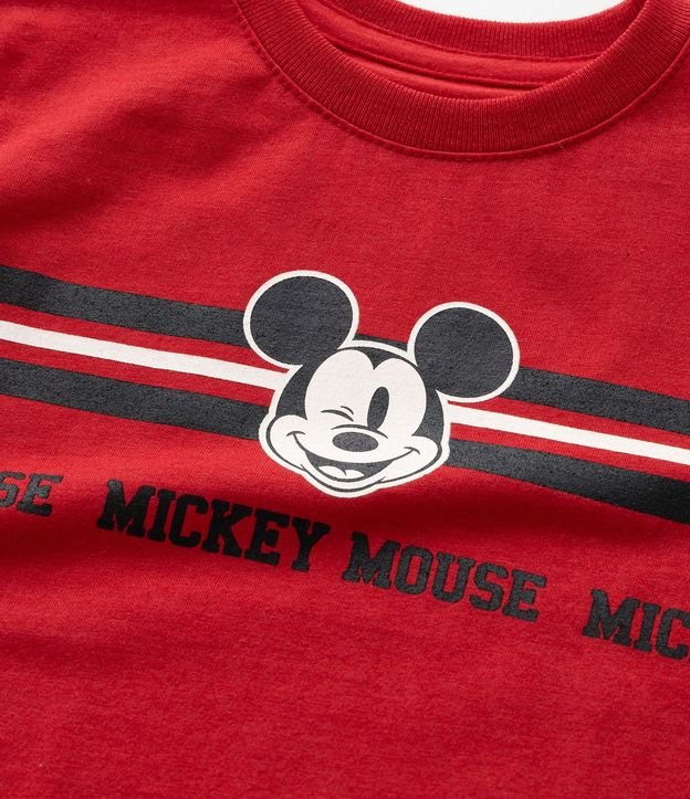 Remera Infantil con Estampa Raya y Mickey Mouse - Talle 1 a 6 años 5