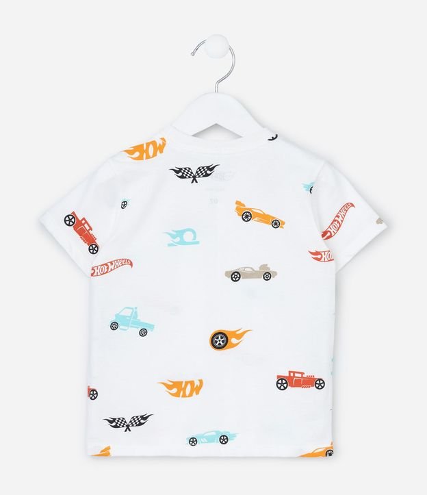 Remera Infantil con Estampa de Mini Ícones Hot Wheels - Talle 1 a 6 años 3