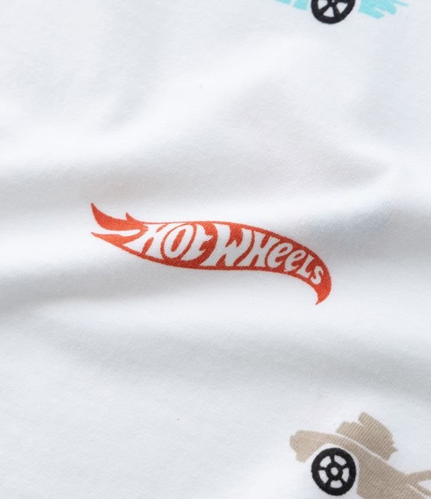 Remera Infantil con Estampa de Mini Ícones Hot Wheels - Talle 1 a 6 años 4