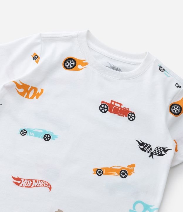 Remera Infantil con Estampa de Mini Ícones Hot Wheels - Talle 1 a 6 años 5