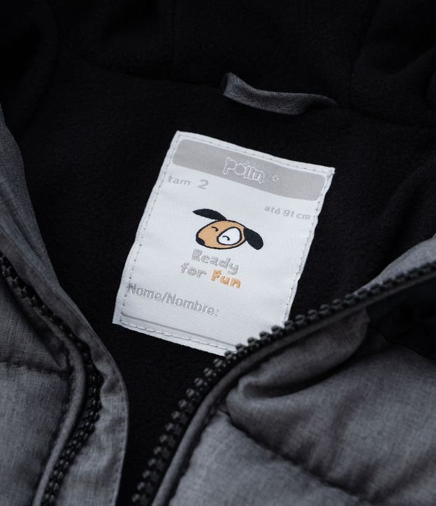 Campera Infantil con Capucha y Recorte Texturizado – Talle 1 a 4 años 7